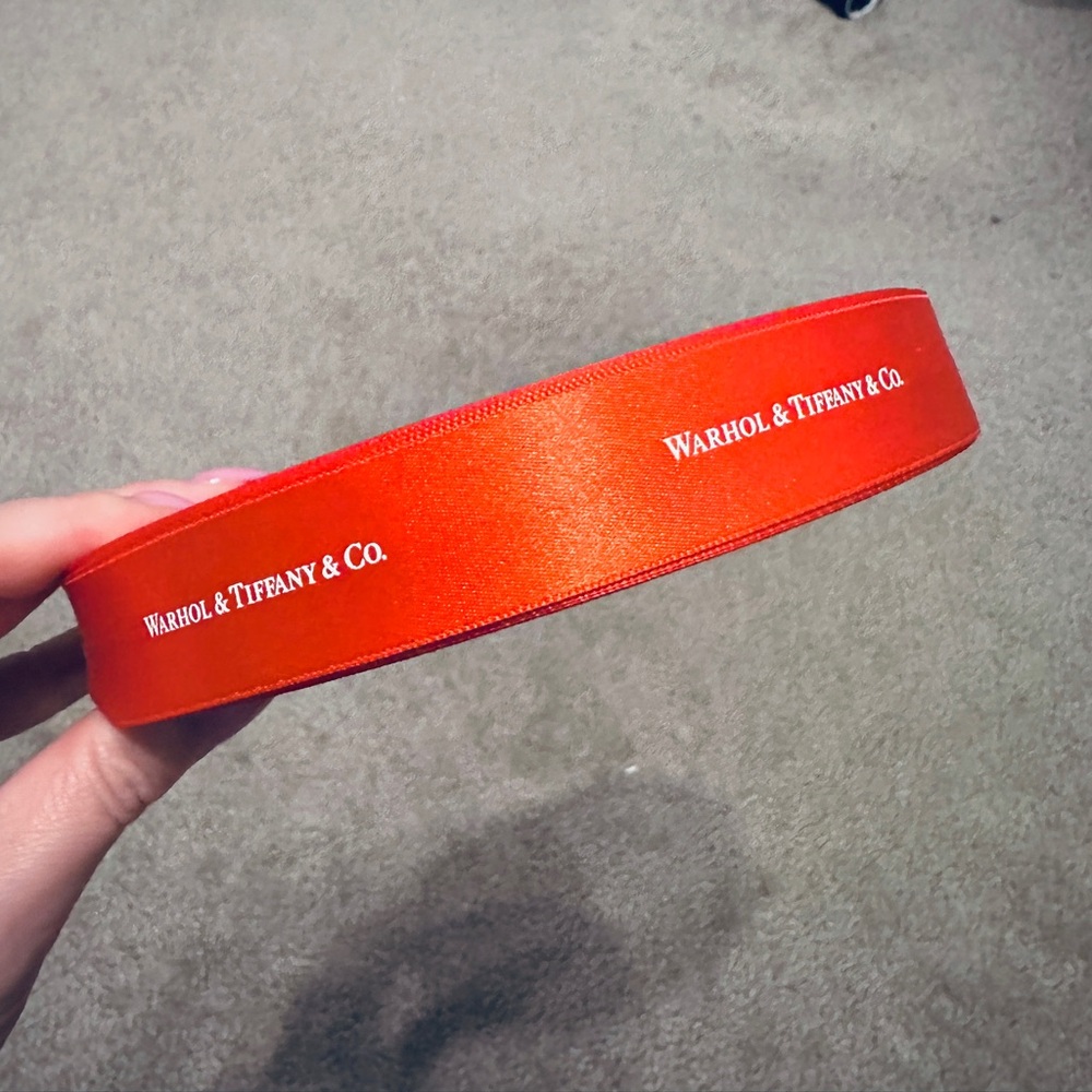 Tiffany & Co Andy Warhol Red Holiday Roll of Ribbon